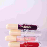 SECONDATE Gel Lip Gloss Bundle with Special Pouch